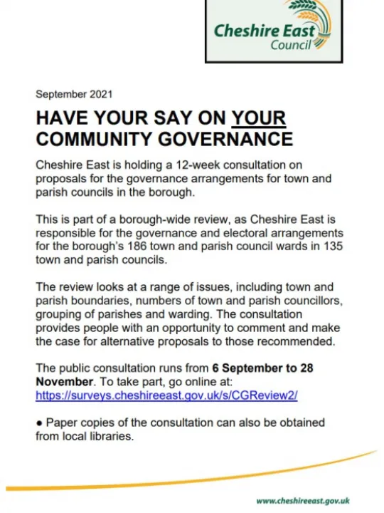 Community Governance – Have your say – September 2021