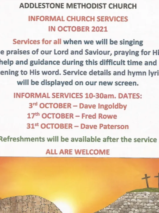 Informal Services – Oct 21
