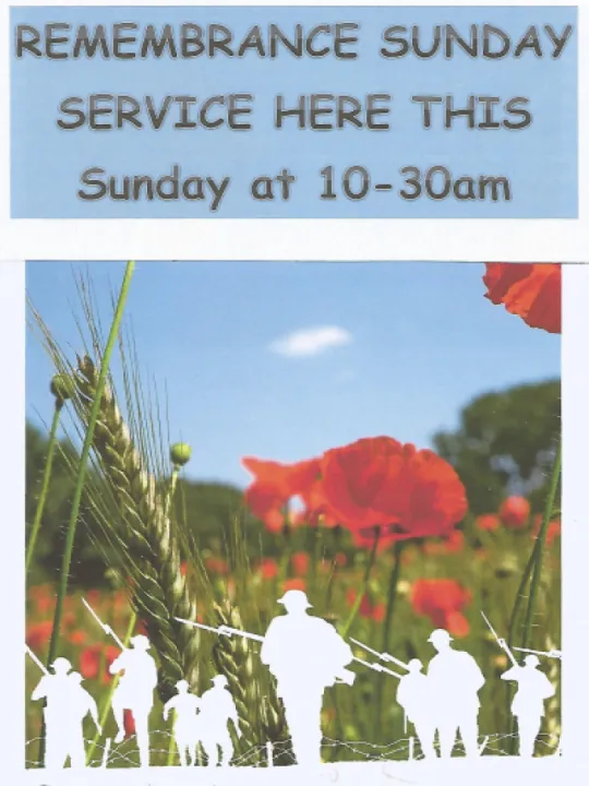 Remembrance Sunday Poster