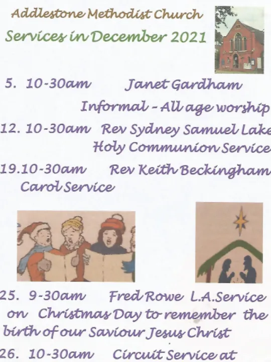 Services in December 2021