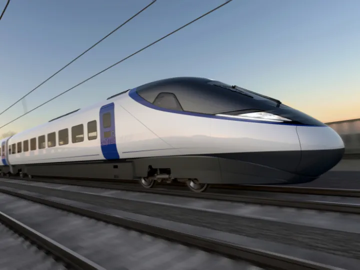 Early Visualisation Of An Hs2 Train December 2021