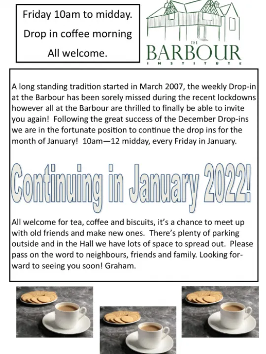Jan 2022 Drop In At The Barbour