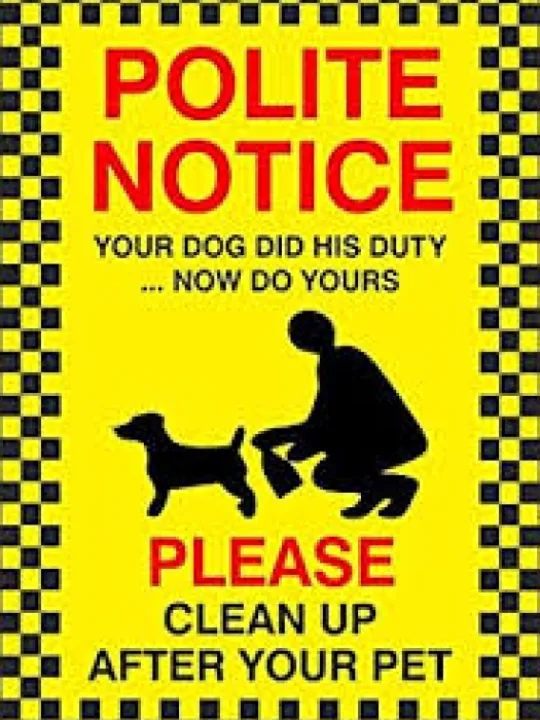 Polite Notice &ndash; Bin it