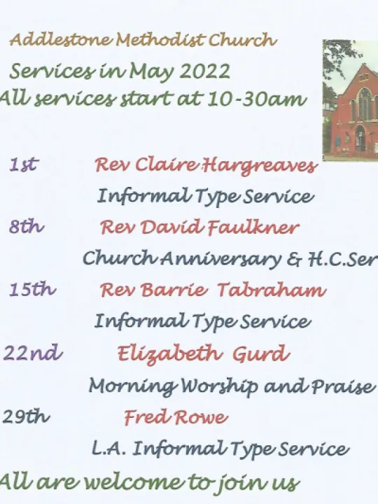 Services in May 2022