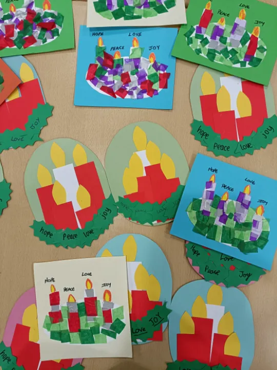 Hi Ten Advent Cards