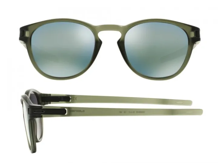 Oakley Latch Matte In Olive Ink With Iridium Emerald lenses OO9265-05