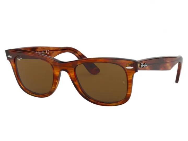 Ray-Ban Wayfarer Sunglasses in Brown Tortoise with Brown Lenses 0RB2140__902_51__P21__shad__qt  main image 3