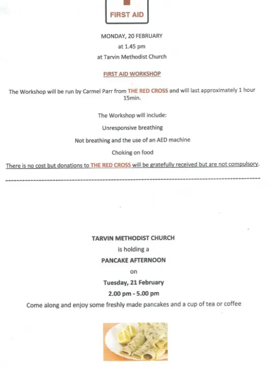 TMC First Aid and Pancake Poster PhotoScan