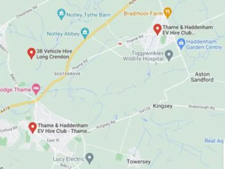 EV Hire Map
