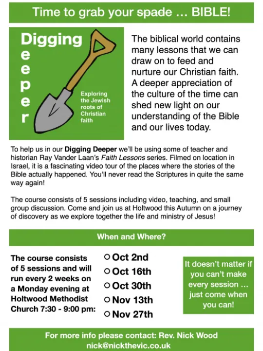Digging Deeper – online