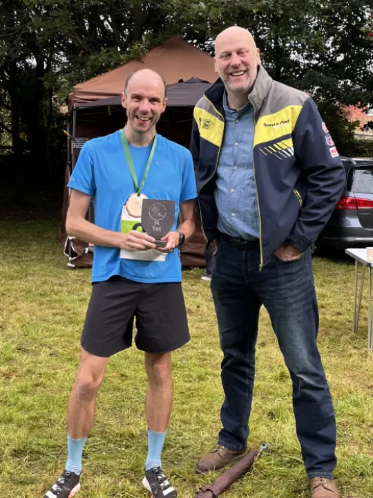 Tarvin Woodland Run Winner Jonathan Girvan and Dave Cooper