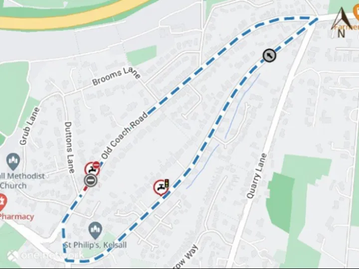 Road Closure &ndash; Old Coach Road &ndash; 20231016