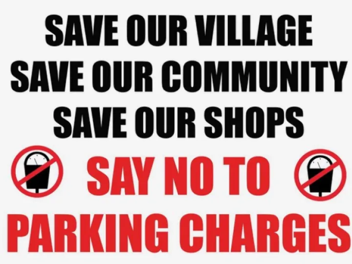 car park charge poster