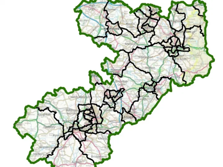 Cheshire East map