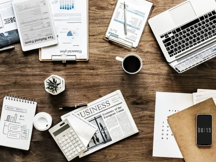 Desk, Work, Business