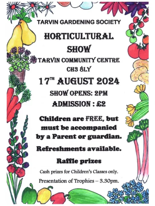 Tarvin Horticultural Show 2024
