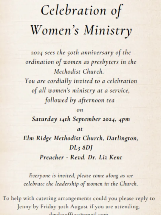 Celebrating Women's ministry