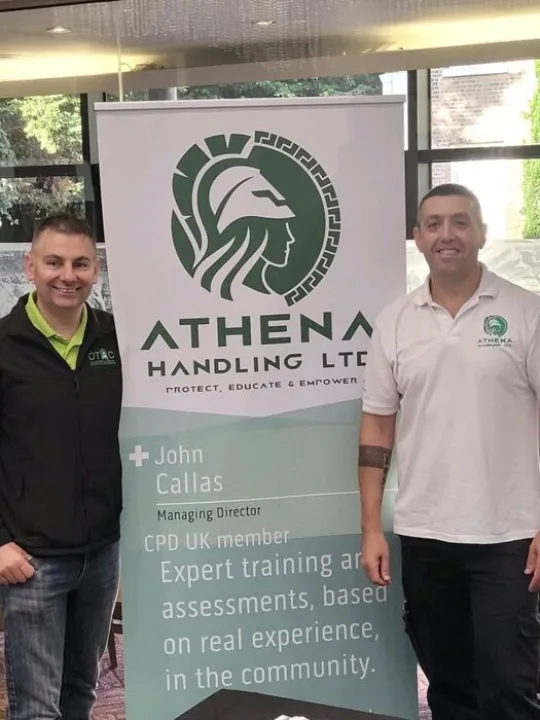 Stuart (left) is partnering with John Callas of Athena Handling on the new Moving and Handling Show 2025