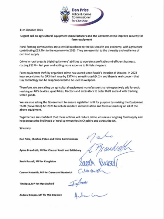 Open Letter from PCC