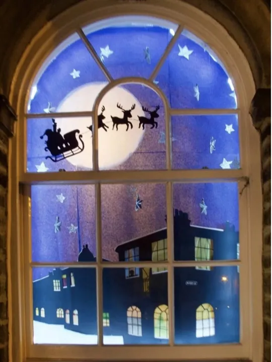 Advent Window cut down