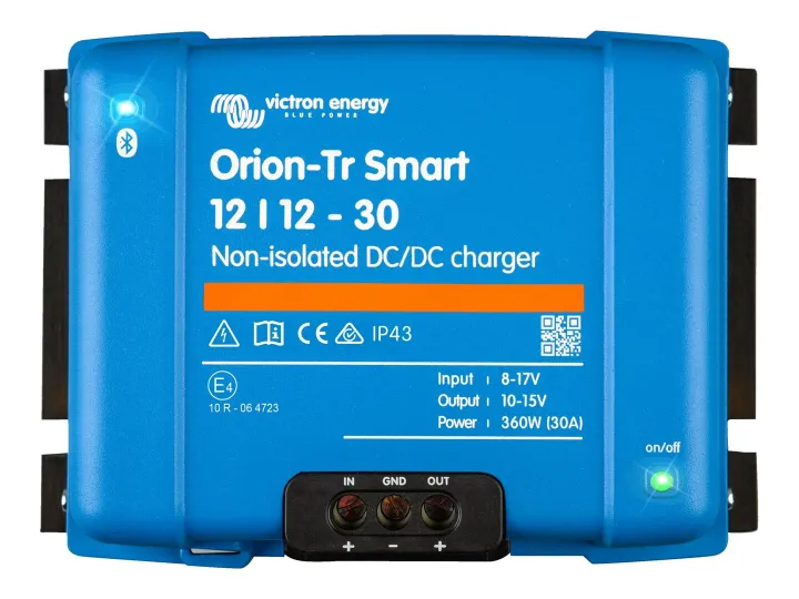 Orion-Tr-Smart 12/12-30A (360W) Non-isolated DC-DC charger