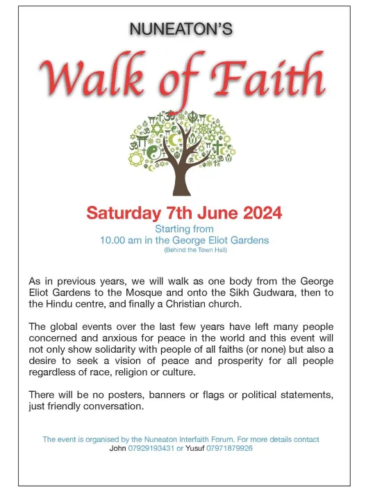 Walk of Faith A4 Poster Final
