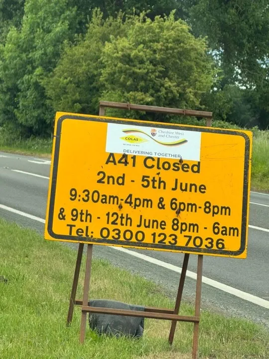 A41 Closed