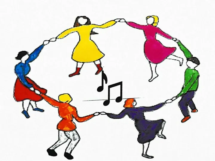 Cir Greencle dancing