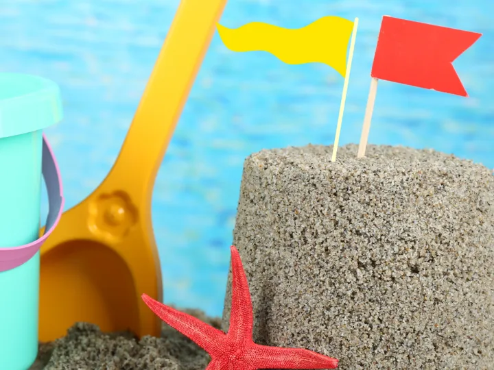 Sandcastle With Flags