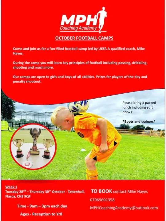 October Football Camp