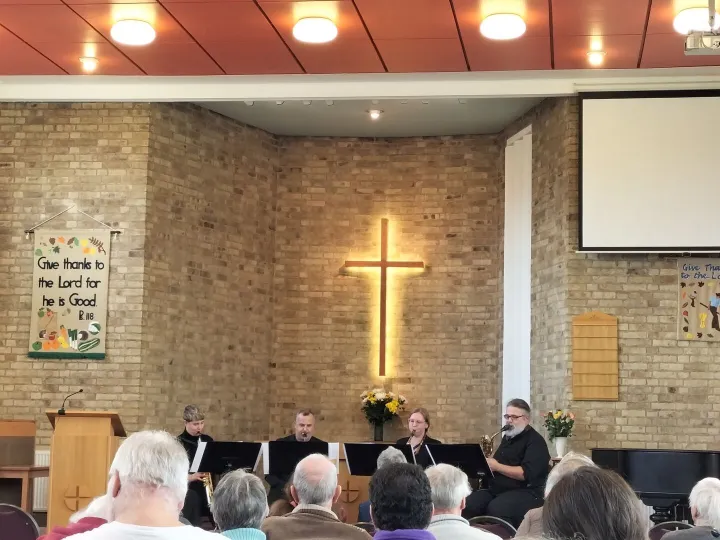 Cantley Saxaphone Quartet &ndash; Playing 1