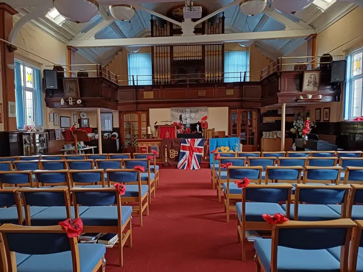 Remembrance Sunday At Halmer End Methodist Church_