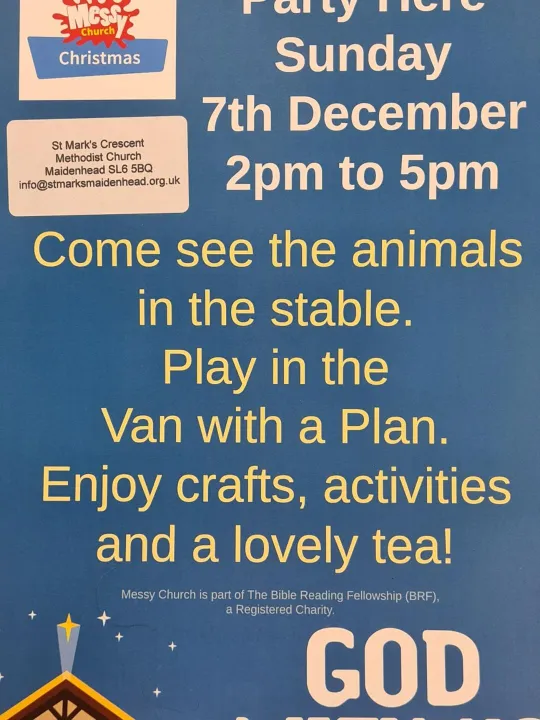 messy church Christmas