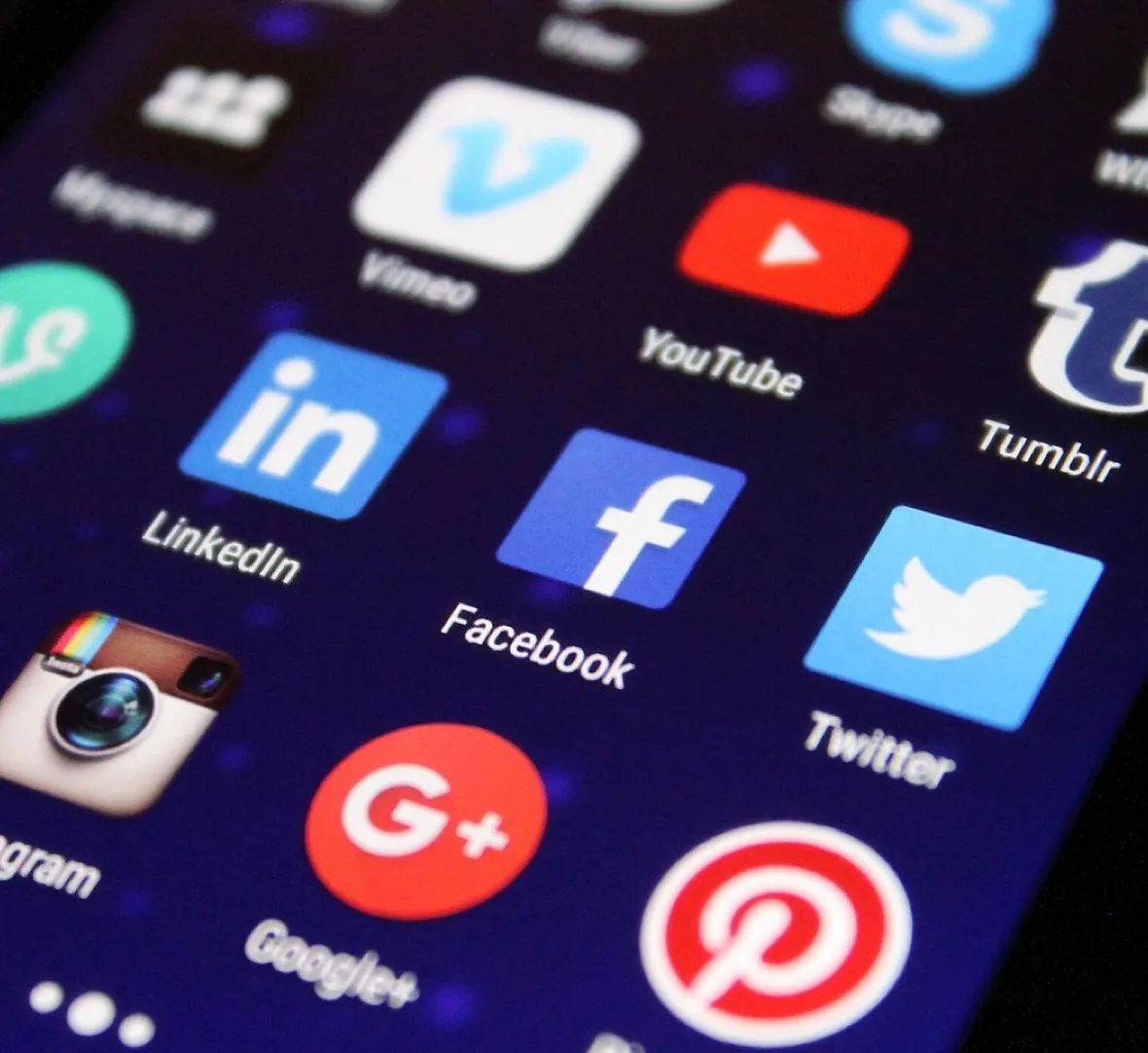 Media, social media, apps, social network