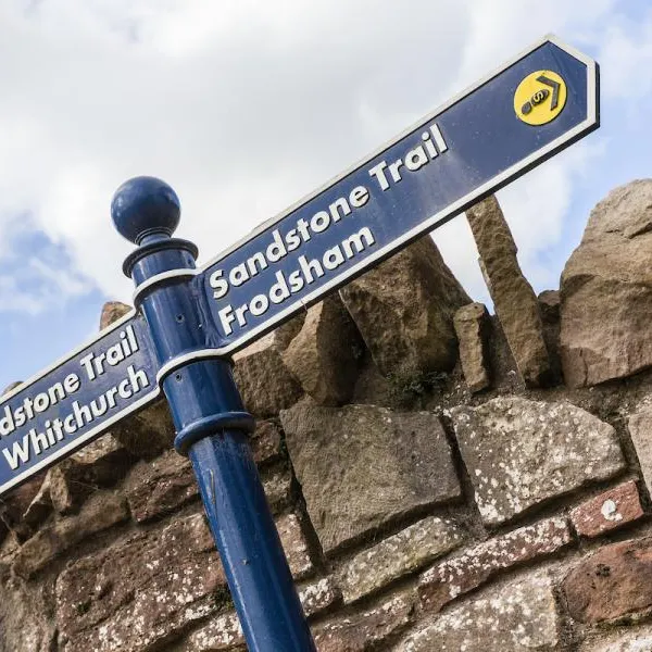 Beeston Castle   Sandstone Trail Sign 2