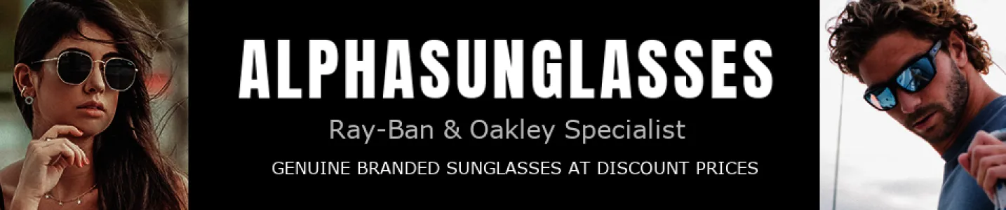 AlphaSunglasses advert with sailor