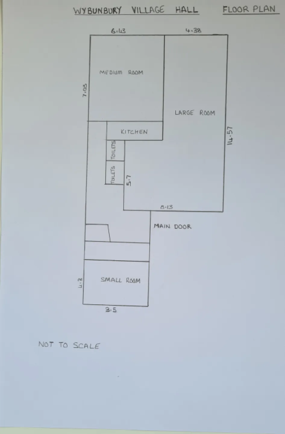 floorplan village hall