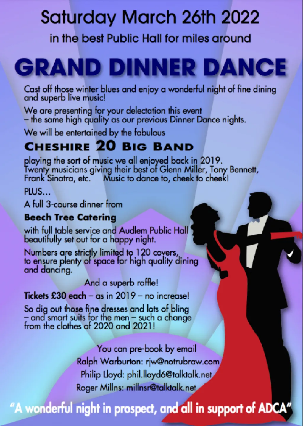 ADCA Dinner Dance Poster