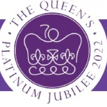 Malpas Platinum Jubilee Logo
