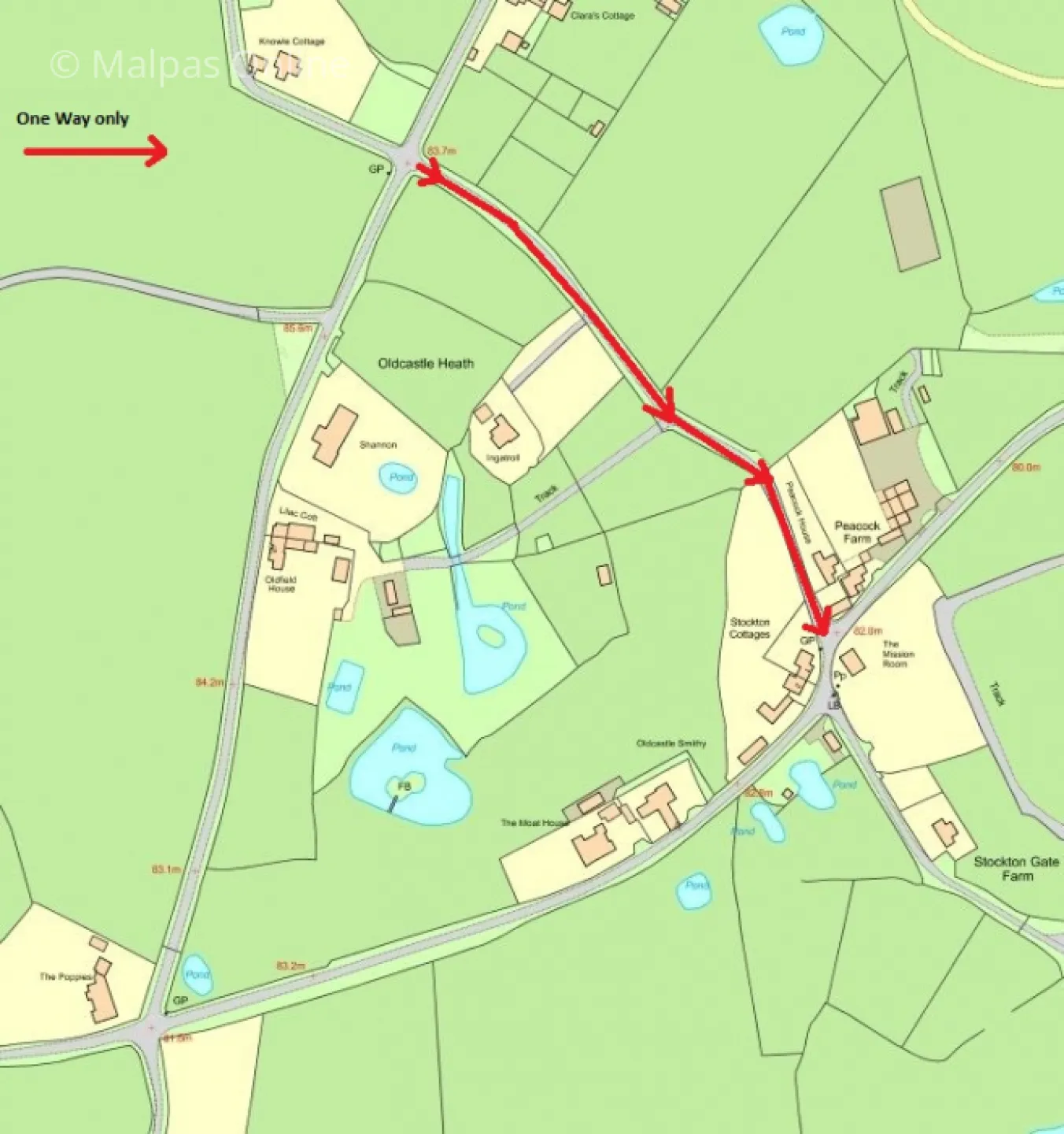 Oldcastle one way system 3