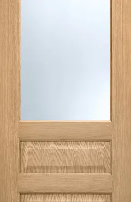 Oak Contemporary Glazed 1L 2P