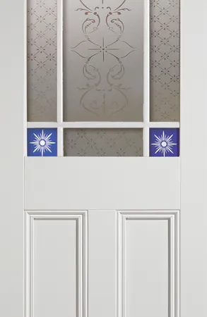 White Downham Unglazed 9 Light 2