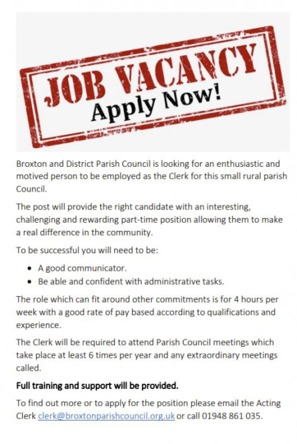 Clerk August 2023