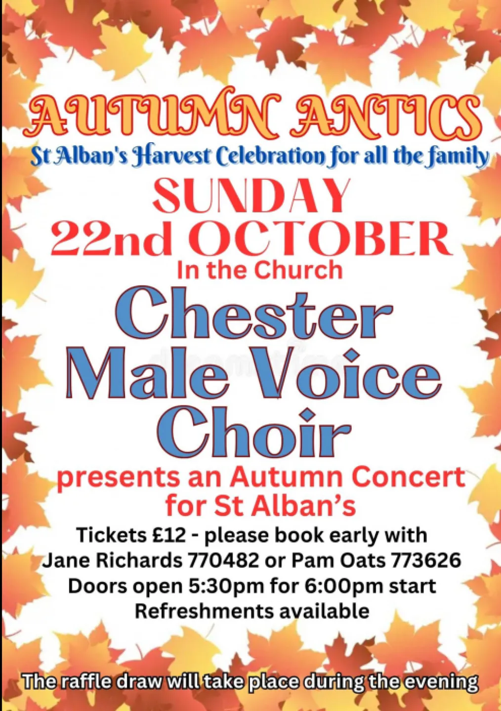 Autumn Antics – choir