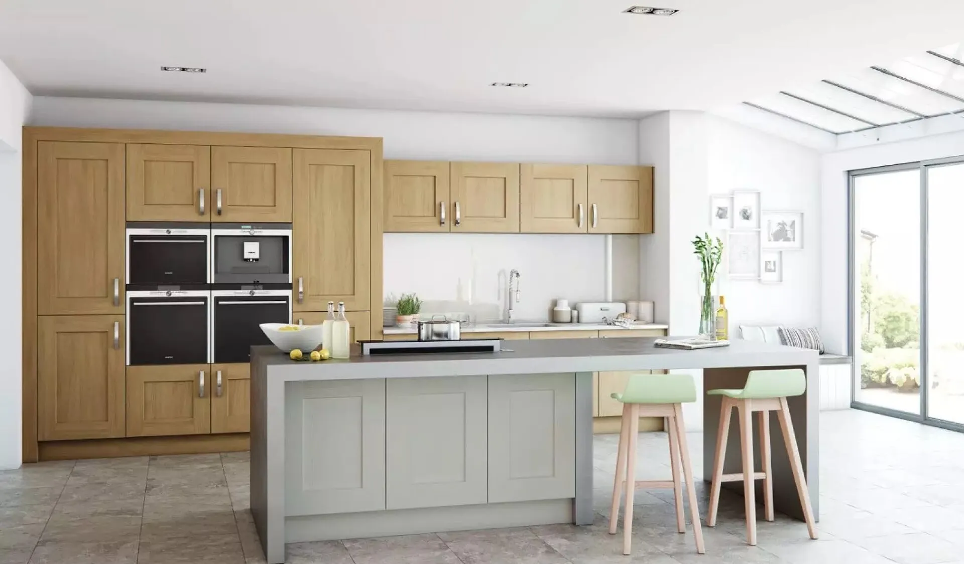 Alku Wood Matt Grey Shaker Ope