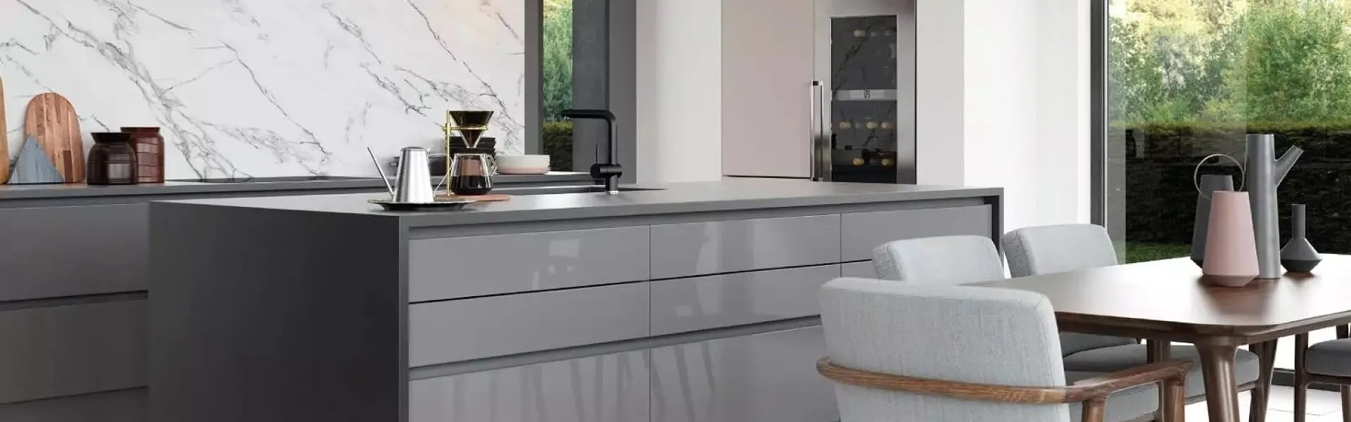 Alku Modern Grey Gloss Kitchen