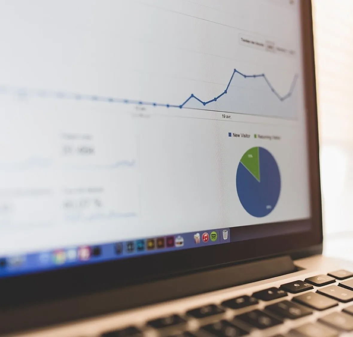 Computer, summary, chart, business, seo
