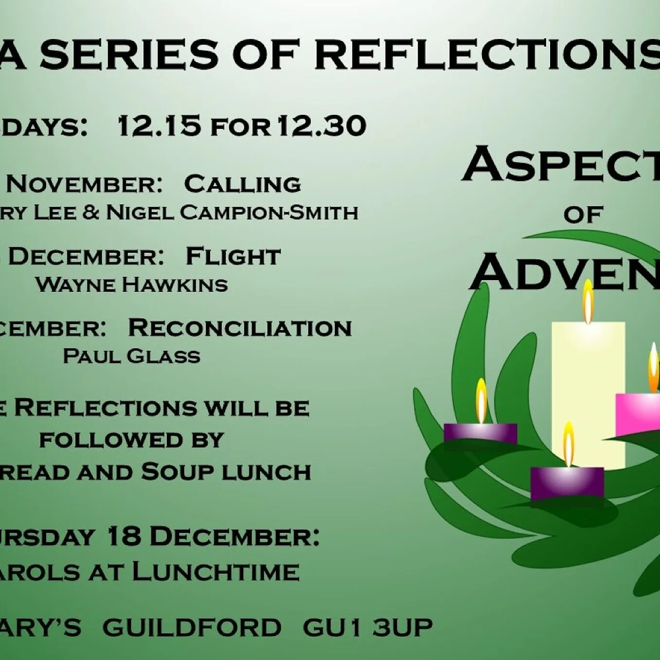 Aspects of Advent 2025