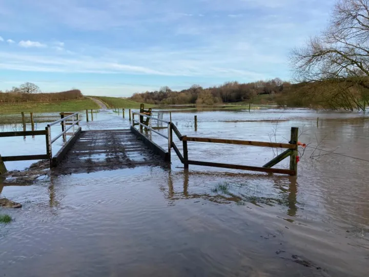 flood hankelow bridge