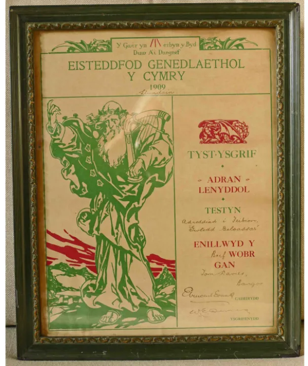 Image: 1909 London Eisteddfod